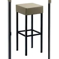 Mayer Barstuhl Sitzmöbel 1123 34 x 34 x 82 cm Stahl schwarz/taupe