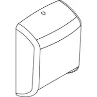 Hewi Behälter 477.06.E02 für Papierhandtuchspender, 310 x 429 x 160 mm