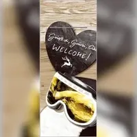Mank Besteckservietten aus Airlaid Hüttenzauber "Pub", 40 x 33 cm, 75 Stück - Bestecktaschen