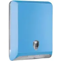 TEMCA GmbH & Co. KG. racon Papierhandtuchspender Colored-Edition designo L 118 591 , Kunststoff, Farbe: hellblau