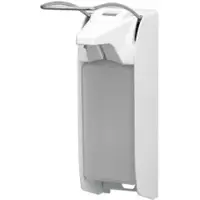 Ingo-man plus Counter Seifen-/Desinfektionsmittelspender 1417624 , Aluminium, pulverbeschichtet, weiß, IMP TLS P/24