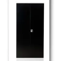 Proregal Garderobenspind Seal | HxBxT 195x92x42 cm | Grau-Schwarz