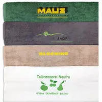 BETTWARENSHOP Bestickte Handtücher 50x100 cm mit Firmen- oder Vereinslogo 96 Stück - 12,49 € / Stück | kiesel - grau