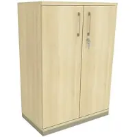 Fm Büromöbel Aktenschrank abschließbar für 3 Ordnerhöhen Breite 80 cm »Oldenburg« königsahorn, 80x113.3x44.2 cm