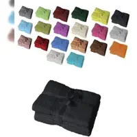 EXKLUSIV HEIMTEXTIL Duschtuch 2er Set 70 x 140 cm Schwarz