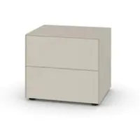 Piure Nex Pur Box Sideboard 2-fach Schubkasten 60 x 48 x 50 cm Silk