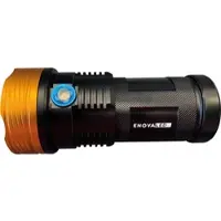 Enovalite ELED LX0230 - LED-Taschenlampe, 6000 lm, 10 W, 3 Modi, 4x 18650 Zellen