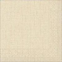 Sovie HORECA Serviette Mailand in hellbraun aus Tissue 33 x 33 cm, 100 Stück - Leinen Struktur