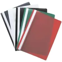 OTTO Office 25x Schnellhefter A4, Fassungsvermögen 200 Blatt, 5 Farben (je 5 Stück pro Farbe transparent, 23x31 cm