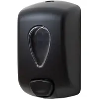 JM Metzger Seifenspender Black Edition mit Sichtfenster 900 ml