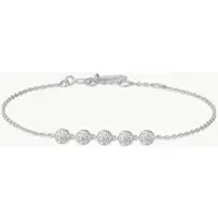 Ania Haie - BRACELET - Pave Multi Beaded Chain - silver