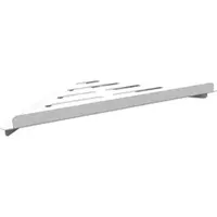 BRILLANTBAD WHITE Eckseifenkorb Messing Weiß 262x35x142 mm für Bad & Küche >> zum Bohren