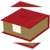 Clairefontaine 4x Kenzo Takada Maiko, Memoblock 11x11x4 cm, 300 Blatt blanko - Mit Motiven 115805C