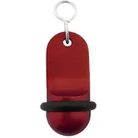 Combicraft Mini Classic Rot Aluminium Hotel Schlüsselanhänger 60x25 mm - 5 Stück
