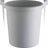 Helit Papierkorb 18L - mittelgrau