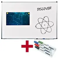 Legamaster Aktion: Whiteboard »PREMIUM« 7-P102043 lackiert, 90 x 60 cm + GRATIS 4 Boardmark weiß