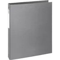 Exacompta Ringbinder Examcompta Teksto, A4, 4-ringe, 4 cm, grå