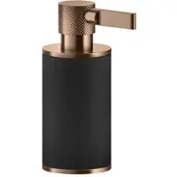Gessi Inciso Stand-Seifenspender, Behälter schwarz matt, 58538