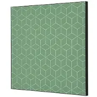 SHOWDOWN Textile Wanddekoration Hexagon Mehrfarbig Aluminium