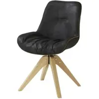 Möbel Kraft Drehsessel ¦ schwarz ¦ Maße (cm): B: 55 H: 84 T: 60.0