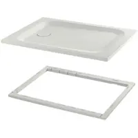 Bette BetteUltra Rechteck-Duschwanne mit Minimum-Wannenträger, 1300x1300x35mm, GlasurPlus, 5826-402PLUS,T1