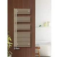 Zehnder Design-Heizkörper Forma Asym, rechts, 50 mm, 1161x60x596 mm, Concrete Grey