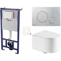SAT Wand-WC Set für Vorwandmontage SIKOSSREX7271K