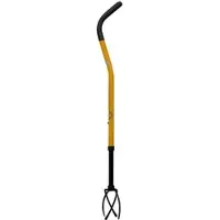 Tornadica Manueller Kultivator Mini Gartenkralle Vertikutierer Wurzelzieher Unkrautkralle mit Stiel Gartenfräse Bodenlockerer Unkrautstecher