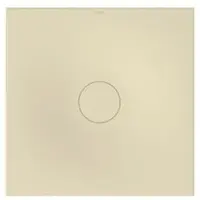 Bette BetteAir Duschfliese mit Minimum-Träger und BetteGlasur Plus, 900x900mm, 7350-441PLUS,T2, Farbe: Cream matt