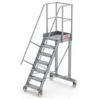 Altrex Podesttreppe fahrbar 60° 7 Stufen