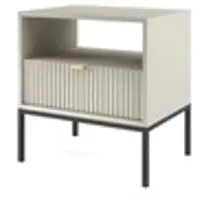 Möbel Kraft Nachtkommode ¦ beige ¦ Maße (cm): B: 54 H: 56