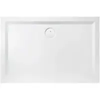 Hoesch Mineralguss-Duschwanne Muna 110x75x3cm, Schiefergrau, Solique
