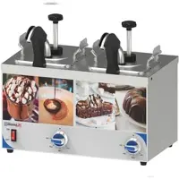 Casselin Saucenspender mit Pumpe und doppelt beheizter Auslauf CDSPBC2