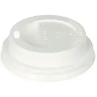 Papstar Starpak Dom-Deckel, PS "To Go" rund Ø 6 cm weiß, 24 x 50 Stück