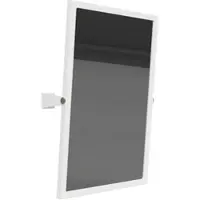 BRILLANTBAD BELP Kippspiegel Stahl Weiß 400x600x120 mm für Bad & WC >> zum Bohren
