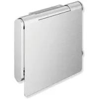 Hewi System 900 WC-Papierhalter 900.21.005XA Edelstahl matt geschliffen, mit Deckel