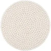 Myfelt - Linéa Sitzauflage Ø 36 cm, naturweiß