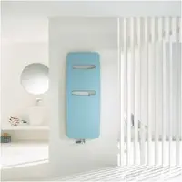 Zehnder Vitalo Spa Design-Heizkörper ZV200349G400000 VIT-120-050, 1200 x 490 mm, Light jeans, Mittelanschluss