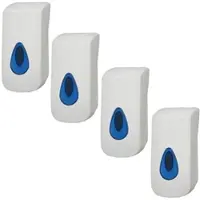 All Care 4 PlastiQline Seifenspender - 900 ml - Kunststoff - weiß - Wandspender - blau