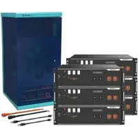 PYLONTECH Bundle 6 x US3000C (21 kWh) mit Wechselrichter-Anschlusskabelset und Batterieschrank