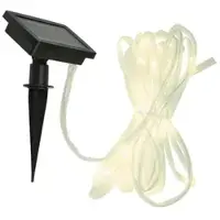 Gravidus 50 LED Solar Lichterschlauch Lichterkette Schlauch Wegbeleuchtung