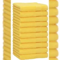 Betz 10 Stück Handtücher PREMIUM 100% Baumwolle Größe 50x100 cm Farbe gelb