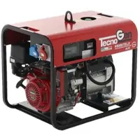 TecnoGen H8000TELX - Benzin-Stromerzeuger mit Elektrostarter 6 kW - Dauerleistung 5.4 kW - 400V
