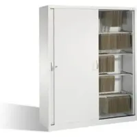 C+P Schiebetürenschrank Acurado, H1950xB1600xT500mm, Front Lichtgrau, Korpus Lichtgrau (2150-60)