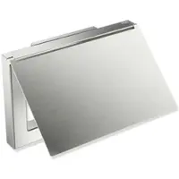 Hewi System 900 Q WC-Papierhalter 900Q21.001XA geschliffen, aus Edelstahl, mit Deckel 140x90x23mm