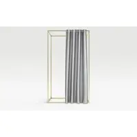 Como Ösenschal ¦ silber ¦ Synthetik ¦ Maße (cm): B: 140 H: 245