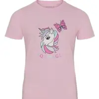Equipage Kinder T-Shirt Tessie Pink Mist mit Einhorn-Motiv, Größe: 146/152