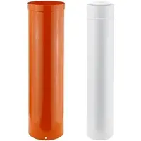 Viessmann Überdach-Verlängerung Ø 60/100 Kunststoff - Farbe rot - Länge 1 m