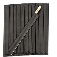 Daybays 1000 Stk. Essstäbchen aus Bambus Stäbe 23cm (Chopsticks) Schwarz
