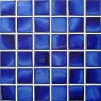 Premium Mosaic Keramik-Mosaik Premium Mosaik tiefblau 31x31 cm glänzend MOSBH5DBLL